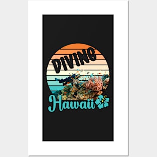 Diving Hawaii Posters and Art